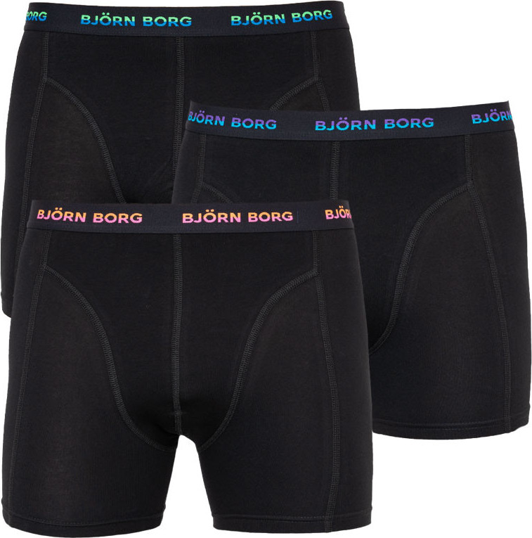 3PACK pánské boxerky Bjorn Borg černé (2011-1003-60601) L Možnost vrácení zboží do 120 dnů!⭐