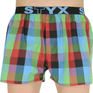 Pánské trenky Styx sportovní guma vícebarevné (B836) L Možnost vrácení zboží do 120 dnů!⭐