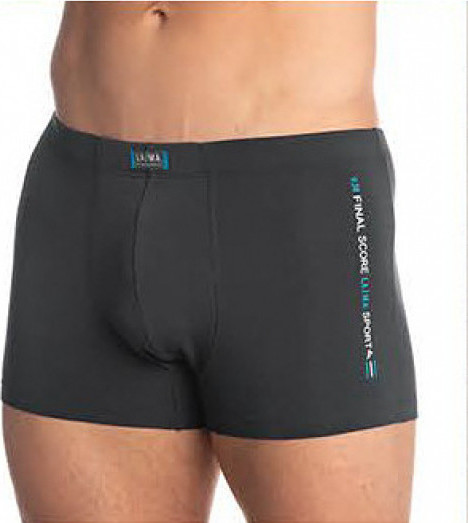 Pánské boxerky Lama tmavě šedé (M-BAM889 SZ) 4XL Možnost vrácení zboží do 120 dnů!⭐