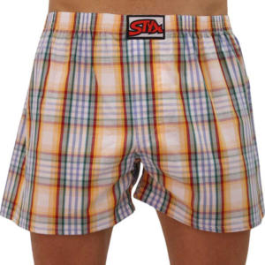 Pánské trenky Styx klasická guma vícebarevné (A105) L Možnost vrácení zboží do 120 dnů!⭐