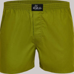 Pánské trenky ELKA khaki (P0046) L Možnost vrácení zboží do 120 dnů!⭐