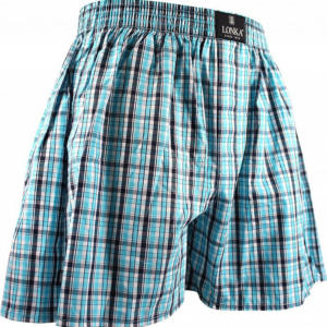 Pánské trenky Lonka modré (Stripes 03) M Možnost vrácení zboží do 120 dnů!⭐