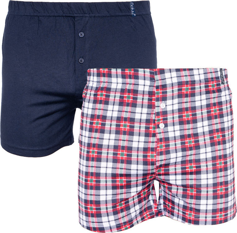 2PACK pánské trenky Molvy vícebarevné (KP-064-BBU) XL Možnost vrácení zboží do 120 dnů!⭐