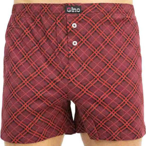 Pánské trenky Gino červené (75151) S Možnost vrácení zboží do 120 dnů!⭐