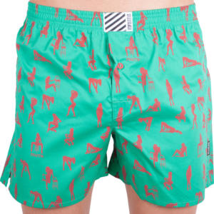 Pánské trenky Infantia zelené s potiskem PTKG22 L Možnost vrácení zboží do 120 dnů!⭐