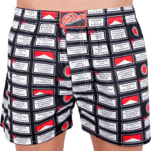 Pánské trenky Styx art klasická guma varování (A553) XL Možnost vrácení zboží do 120 dnů!⭐