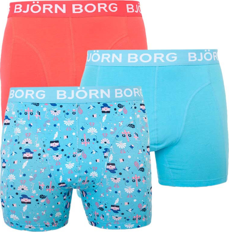 3PACK pánské boxerky Bjorn Borg vícebarevné (1921-1504-70391) S Možnost vrácení zboží do 120 dnů!⭐