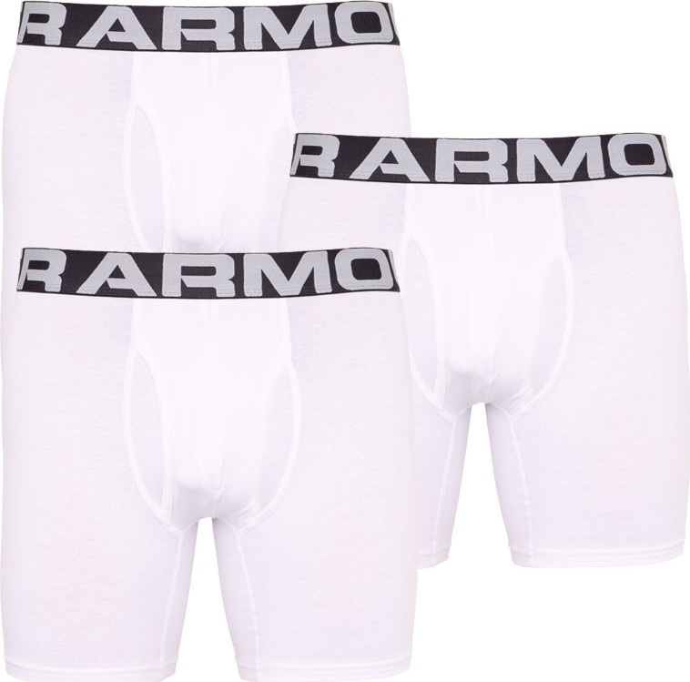 3PACK pánské boxerky Under Armour bílé (1327426 100) M Možnost vrácení zboží do 120 dnů!⭐