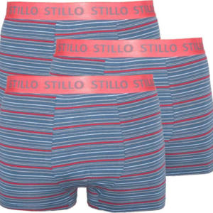 3PACK pánské boxerky Stillo šedé s červenými proužky (STP-0101010) M Možnost vrácení zboží do 120 dnů!⭐