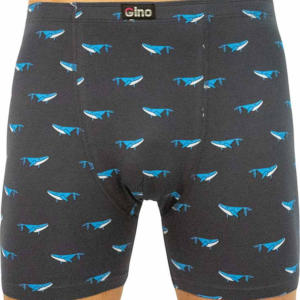 Pánské boxerky Gino šedé (74126) M Možnost vrácení zboží do 120 dnů!⭐