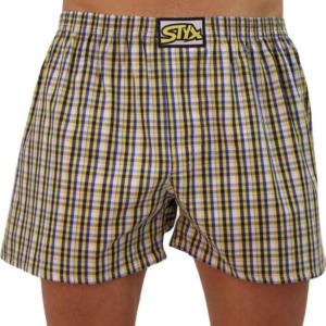 Pánské trenky Styx klasická guma vícebarevné (A107) L Možnost vrácení zboží do 120 dnů!⭐