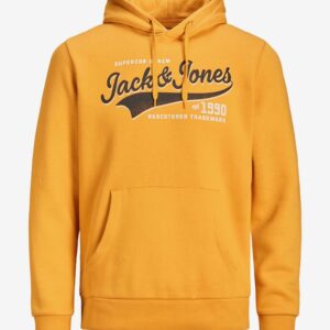 Logo Mikina Jack & Jones Oranžová