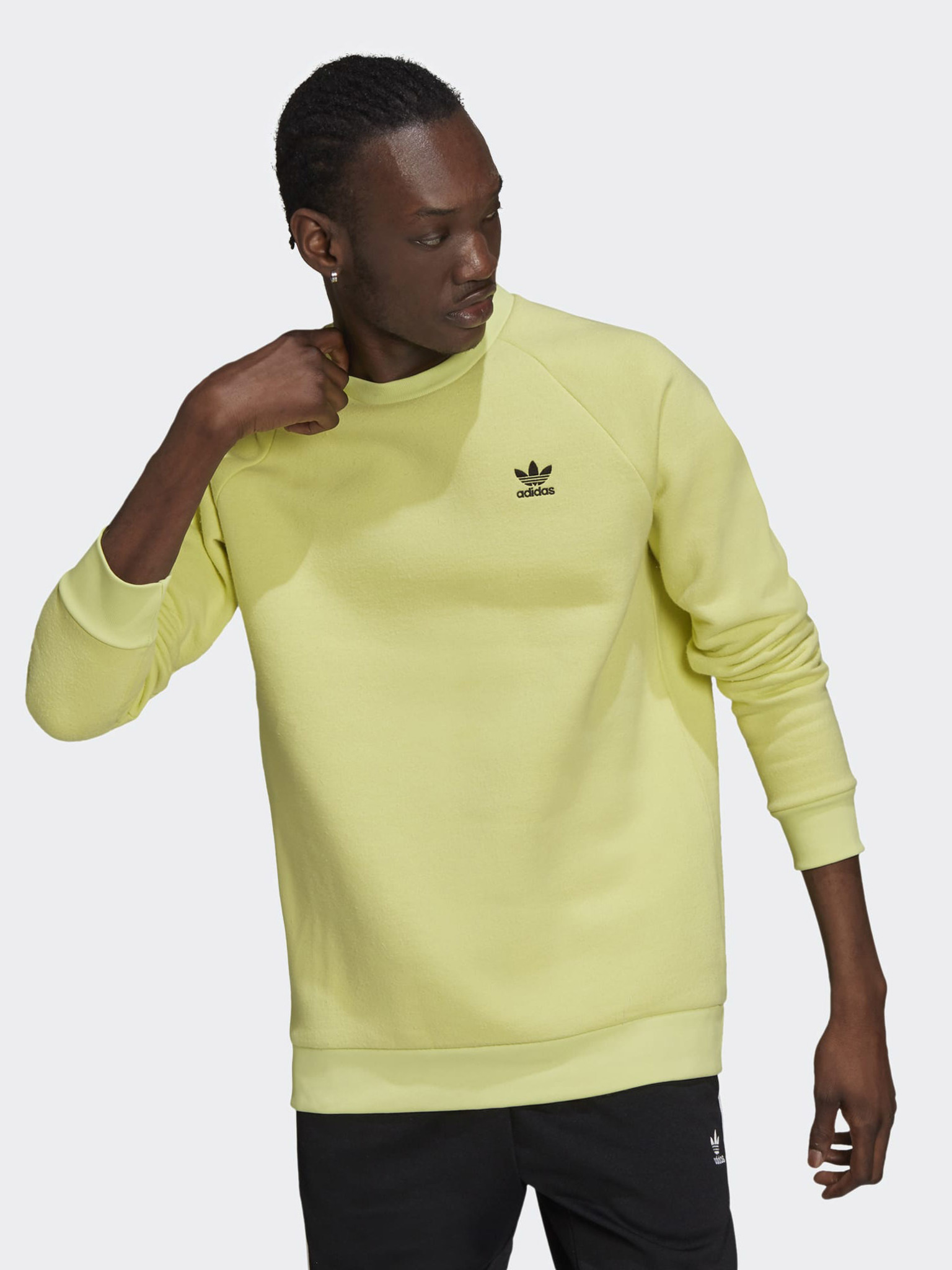 Essential Crew Mikina adidas Originals Žlutá
