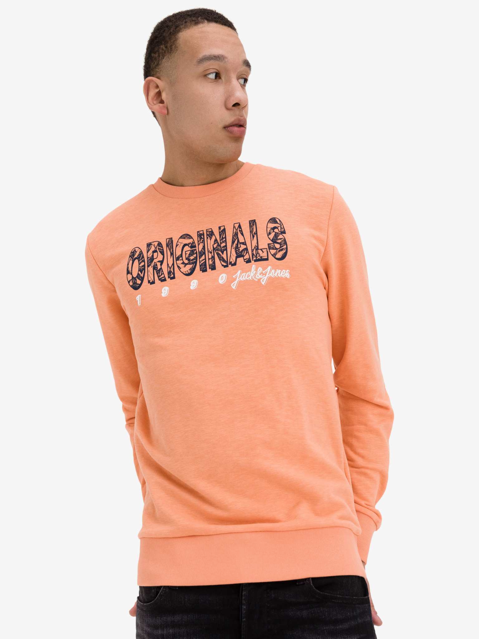 Lefo Mikina Jack & Jones Oranžová
