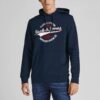 Logo Mikina Jack & Jones Modrá