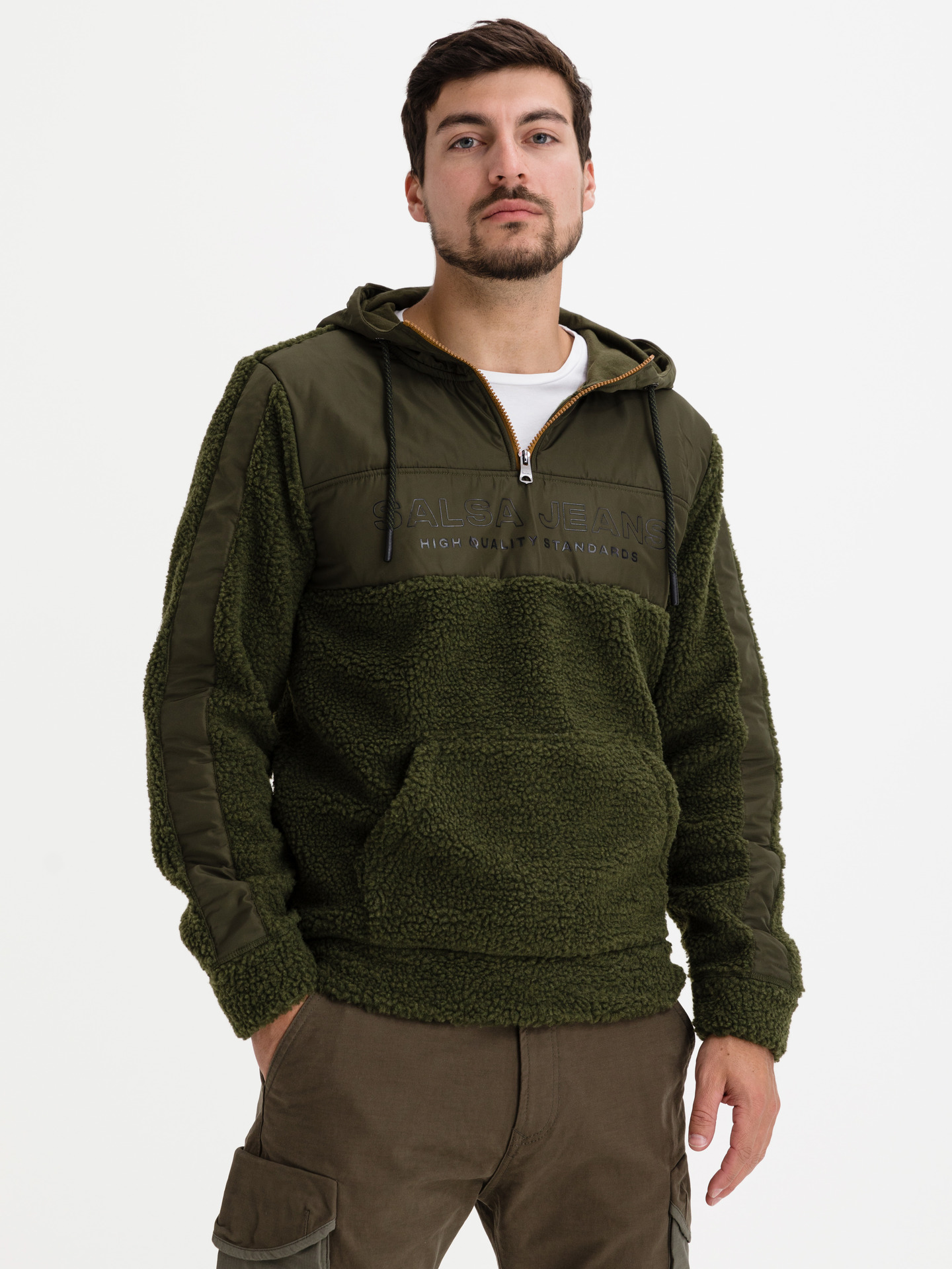 Mikina Salsa Jeans Zelená