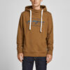 Woodss Mikina Jack & Jones Hnědá