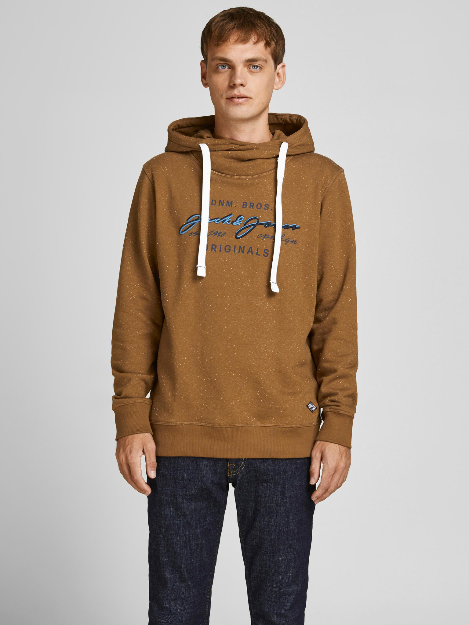 Woodss Mikina Jack & Jones Hnědá