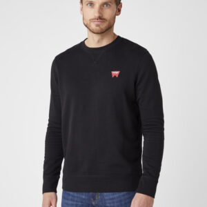 Sign Off Crew Mikina Wrangler Černá