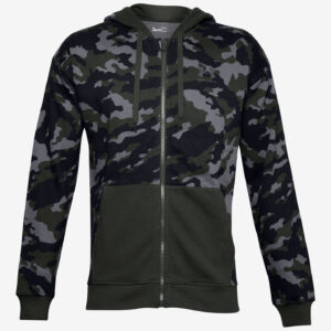 Rival Fleece Camo Mikina Under Armour Zelená
