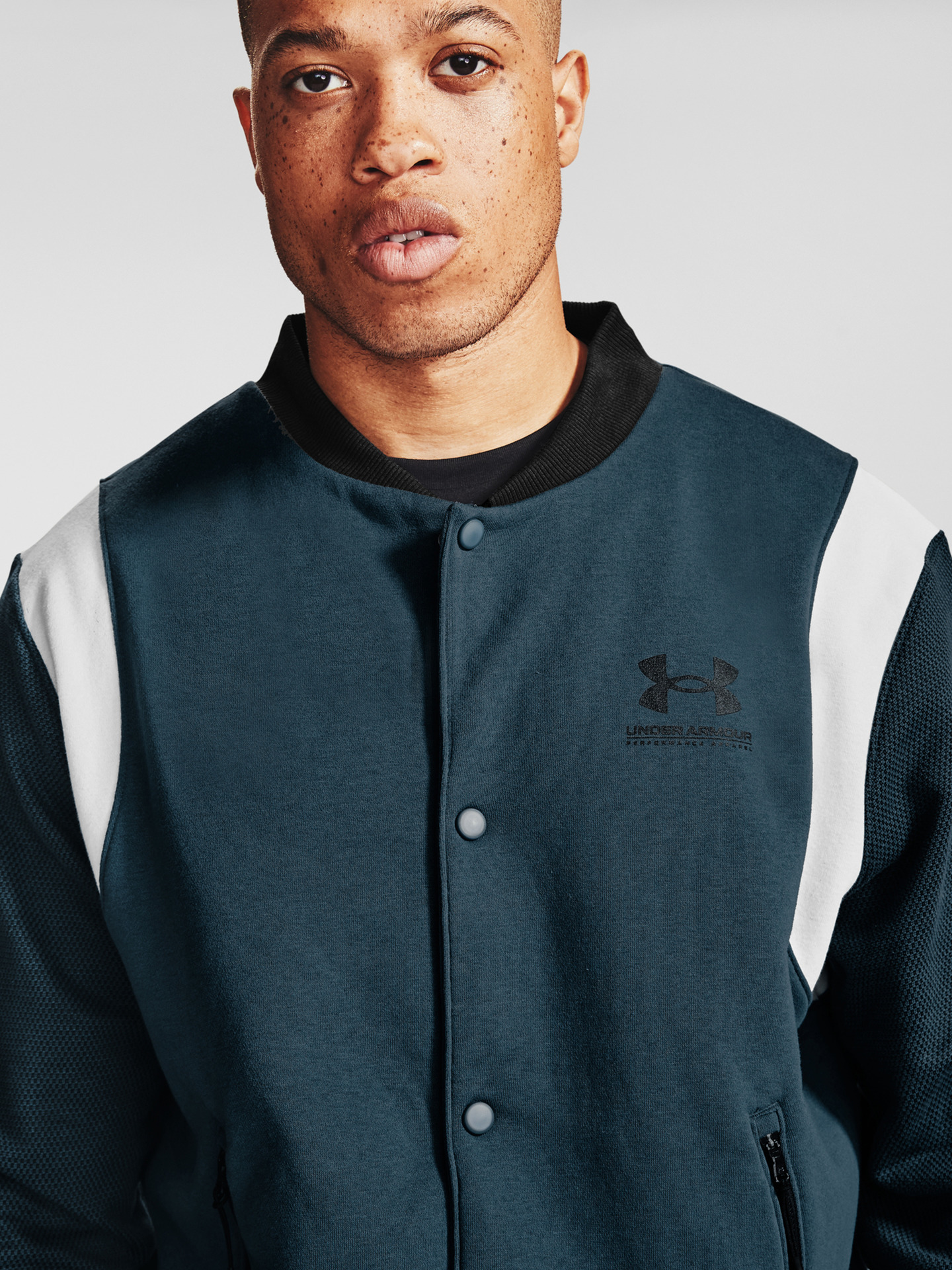 Rival Fleece Varsity Mikina Under Armour Modrá