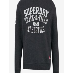 T&F Crew Mikina SuperDry Šedá