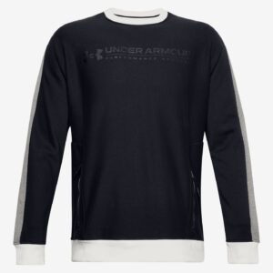Rival Fleece AMP Crew Mikina Under Armour Černá