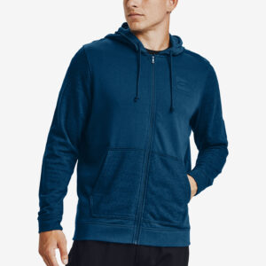 Sportstyle Terry SI Full Zip Mikina Under Armour Modrá