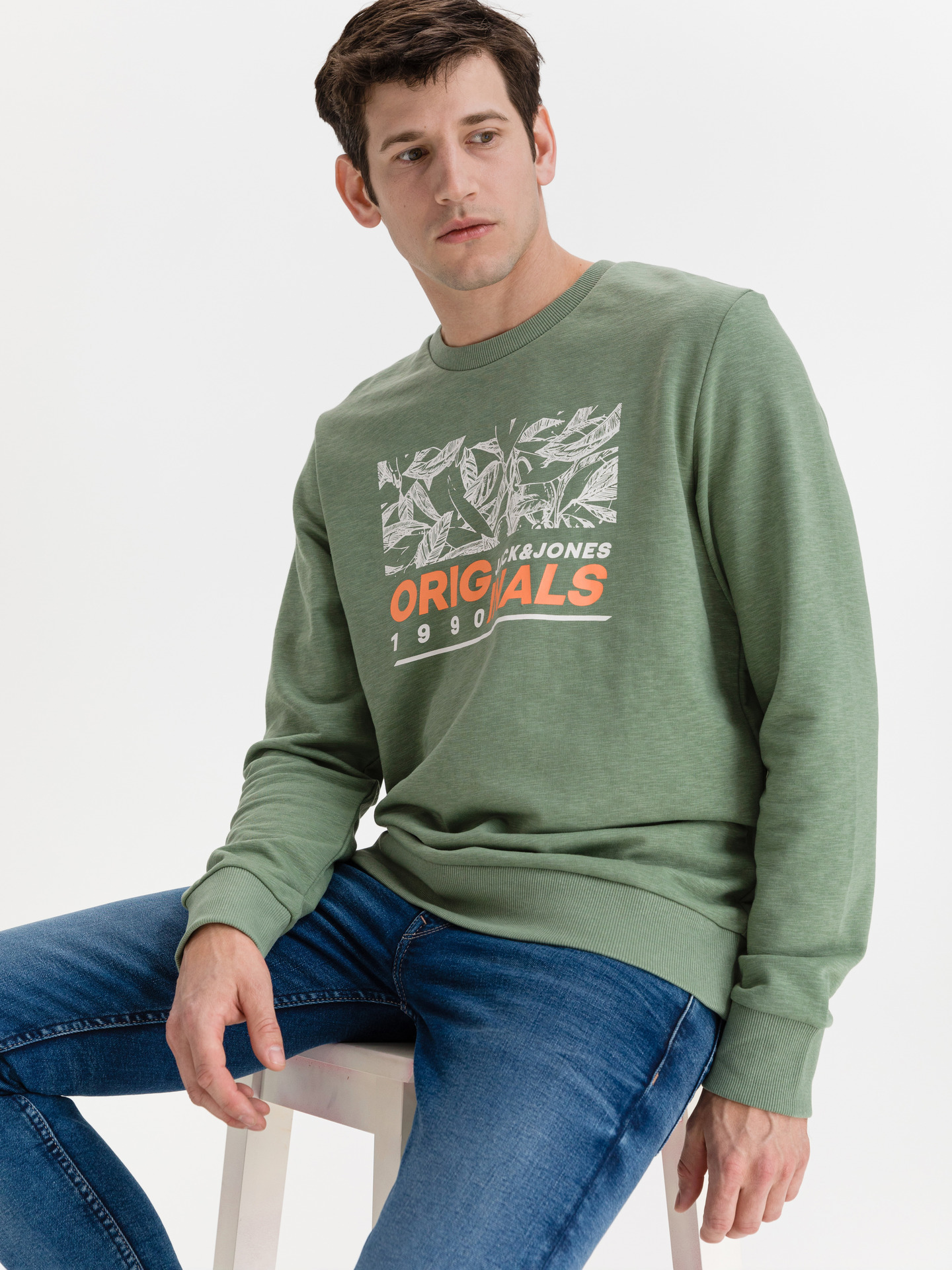 Lefo Mikina Jack & Jones Zelená