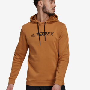 Mikina adidas Performance Hnědá