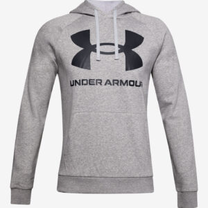 Rival Fleece Big Logo Mikina Under Armour Šedá
