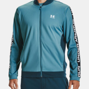 UA Tricot Fashion Jacket Mikina Under Armour Modrá