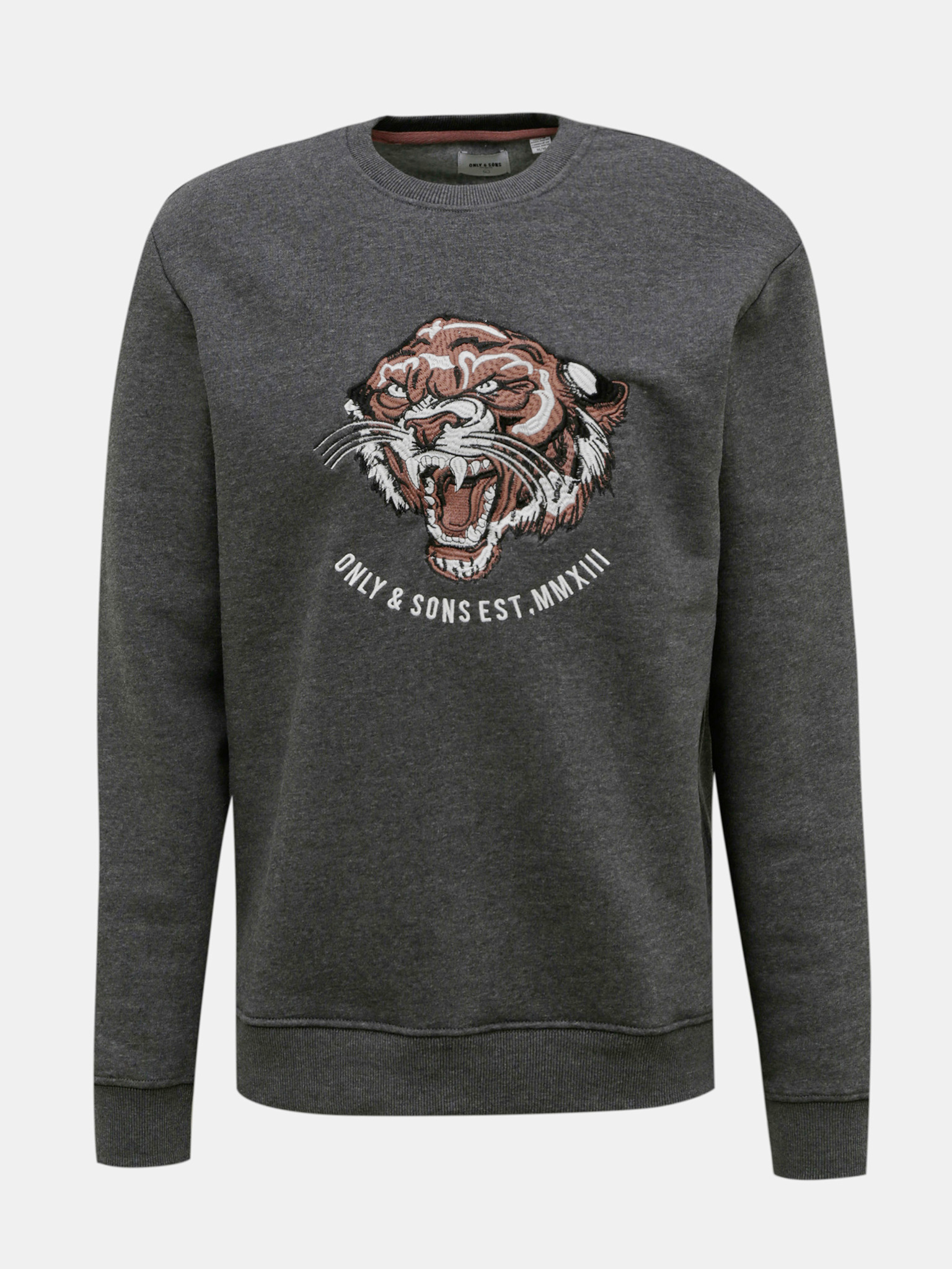 Memo Mikina ONLY & SONS Šedá