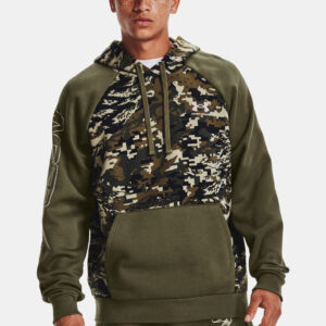 Rival Flc Camo Script HD Mikina Under Armour Zelená