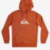 Big Logo Hood Mikina Quiksilver Červená