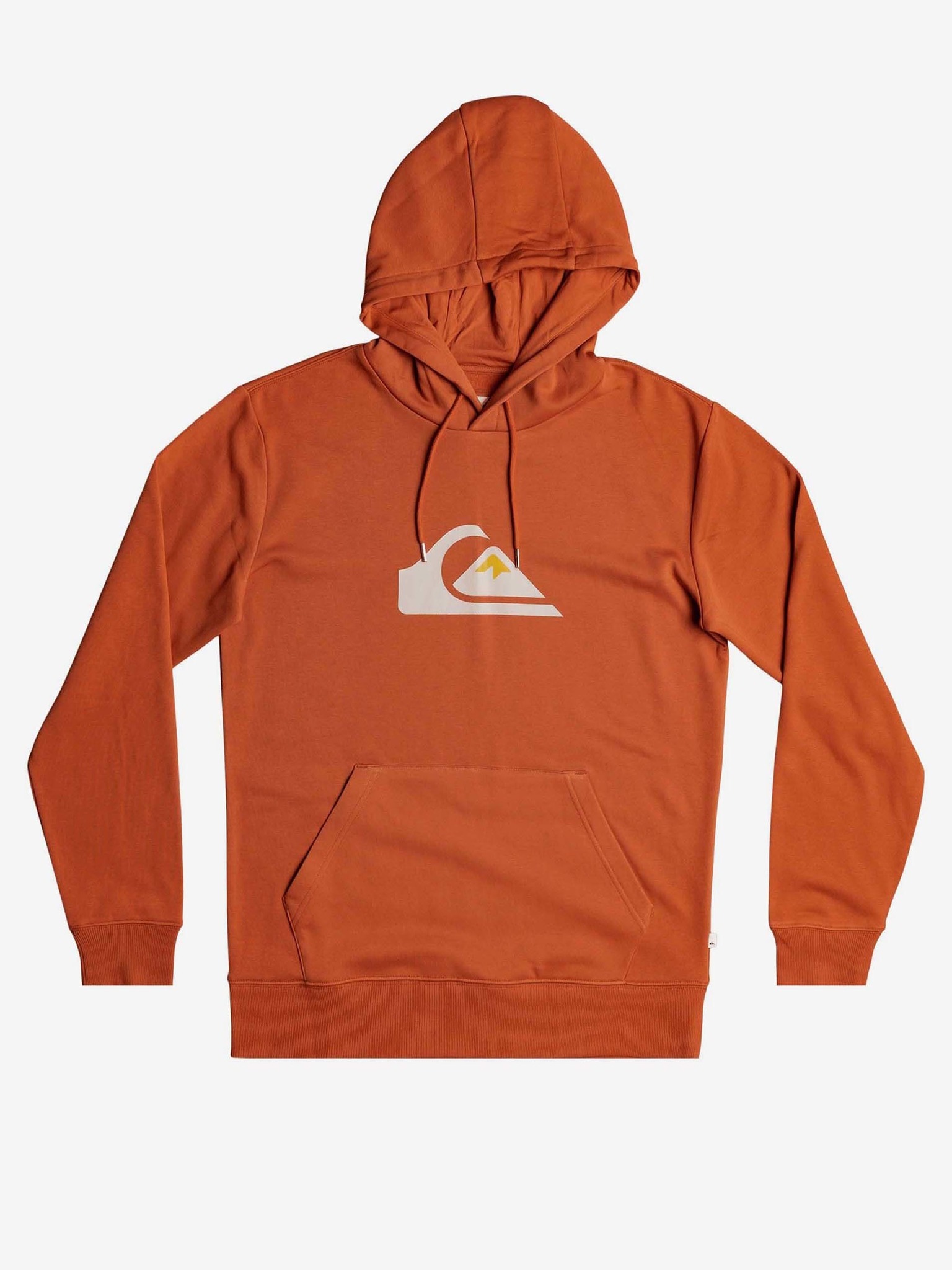 Big Logo Hood Mikina Quiksilver Červená