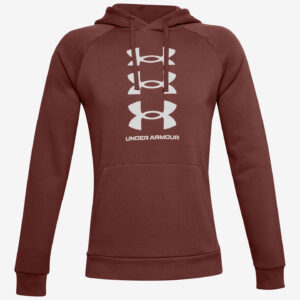 Rival Fleece Multilogo Mikina Under Armour Červená