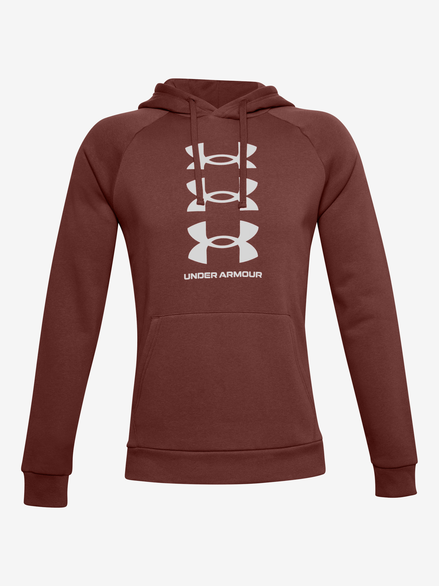 Rival Fleece Multilogo Mikina Under Armour Červená