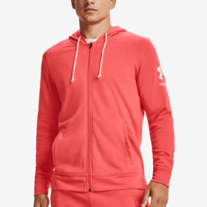 Rival Terry Full Zip Mikina Under Armour Červená