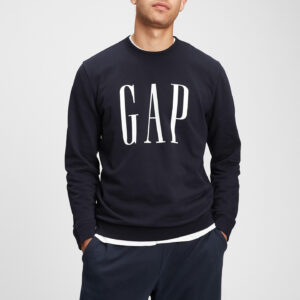 Logo Fashion Mikina GAP Modrá