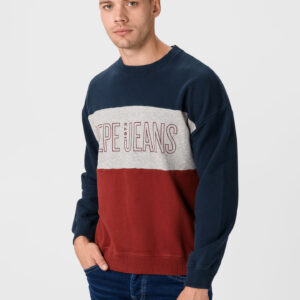 Ismael Mikina Pepe Jeans Modrá