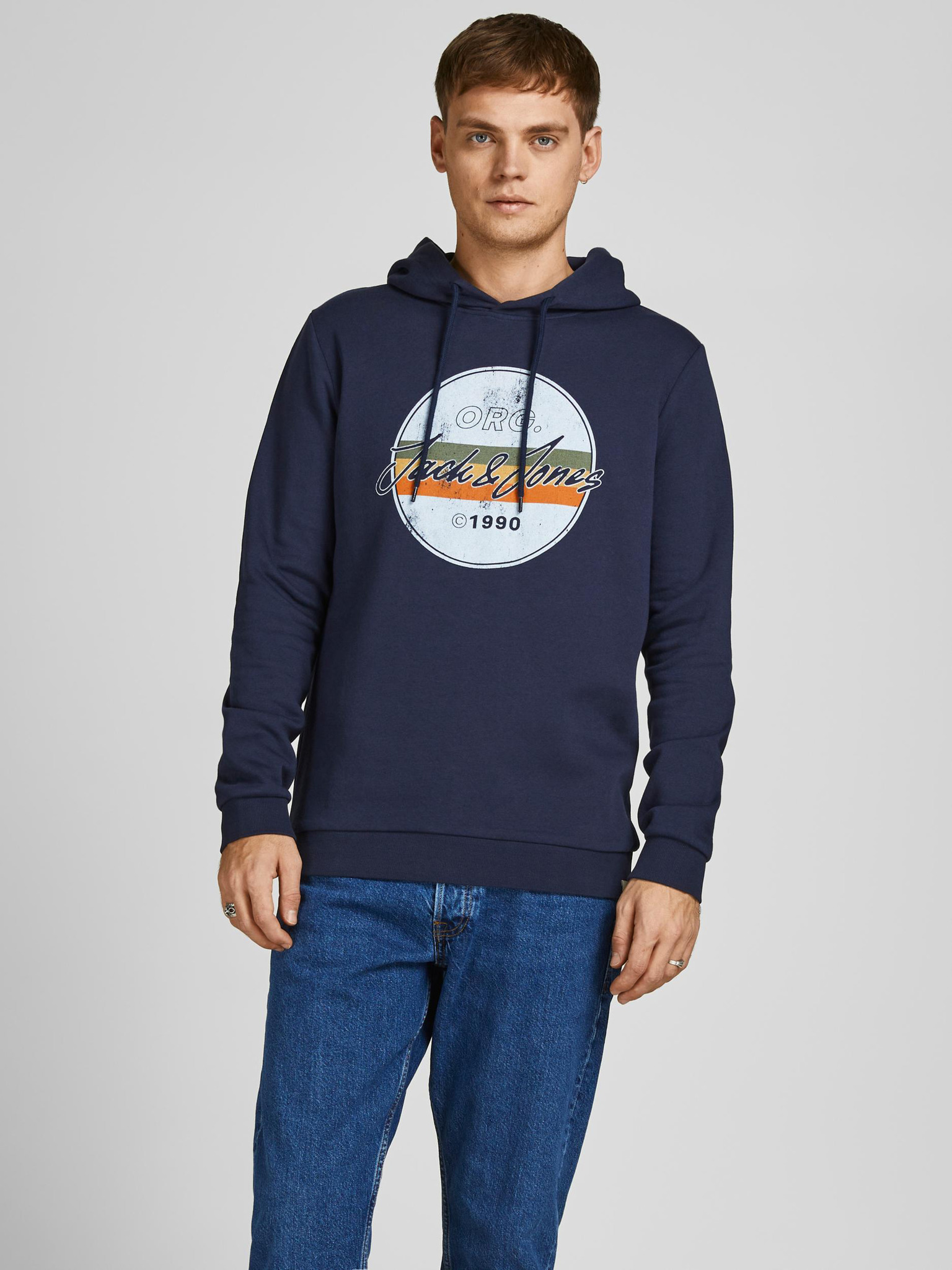 Brady Mikina Jack & Jones Modrá