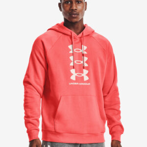 Rival Fleece Multilogo Mikina Under Armour Červená