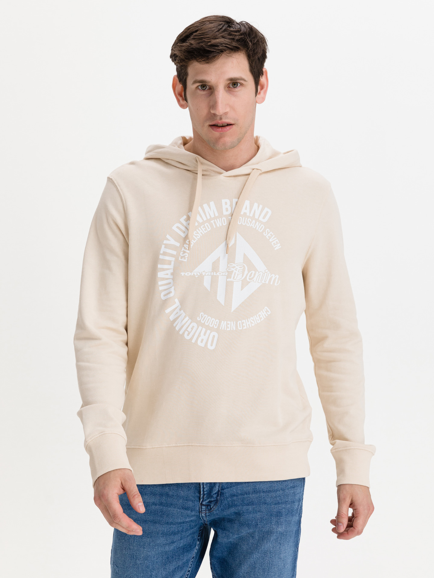 Mikina Tom Tailor Denim Béžová