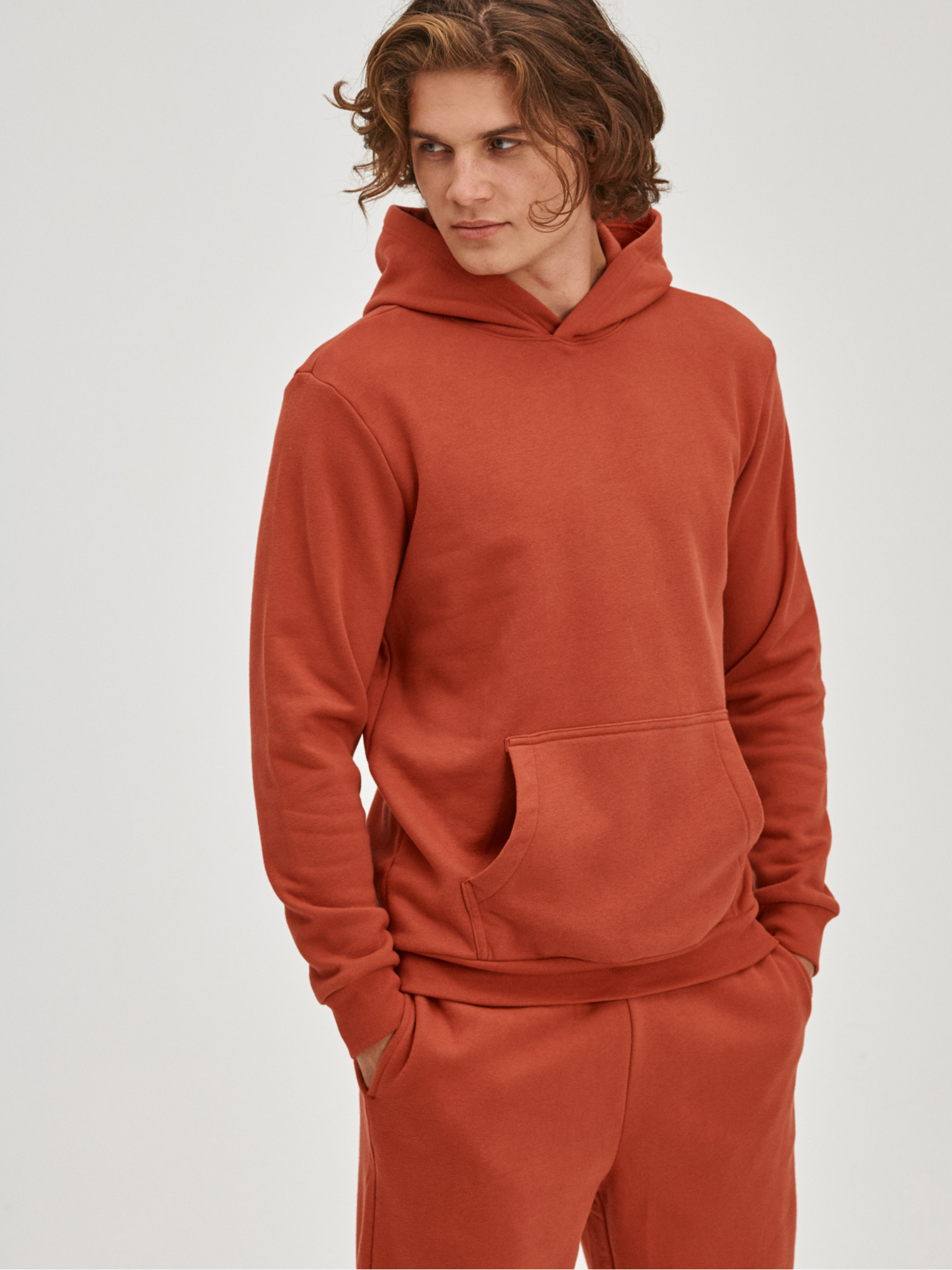 V-Vintage Soft Solid Mikina GAP Oranžová