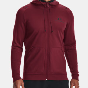 UA Rush All Purpose FZ HD Mikina Under Armour Červená