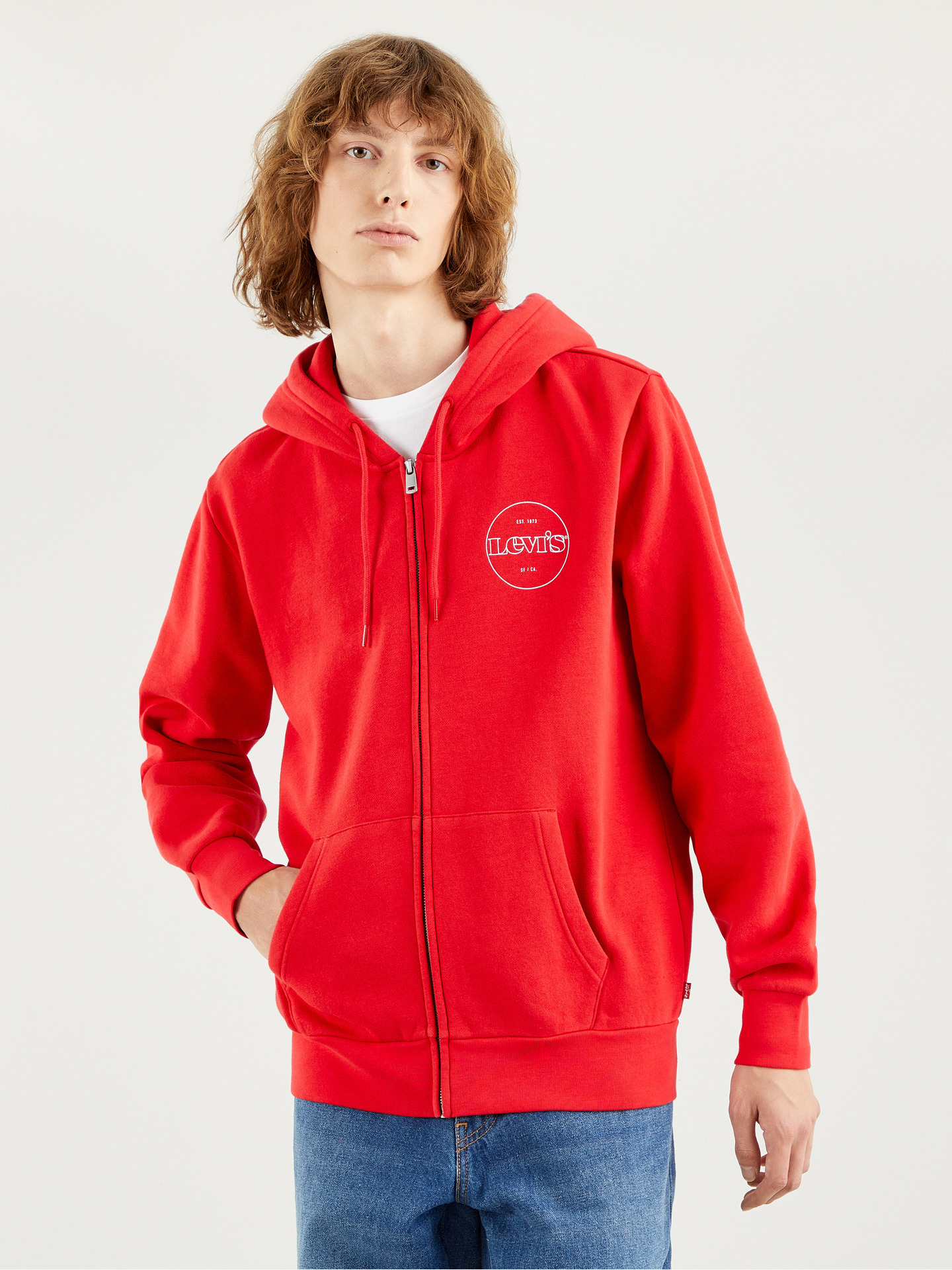 Graphic Mikina Levi's® Červená