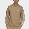 Lock Up Crew Mikina adidas Originals Hnědá