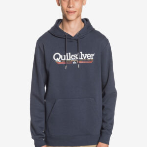 Tropical Lines Screen Fleece Mikina Quiksilver Modrá