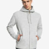 Kell Zip Mikina Quiksilver Šedá